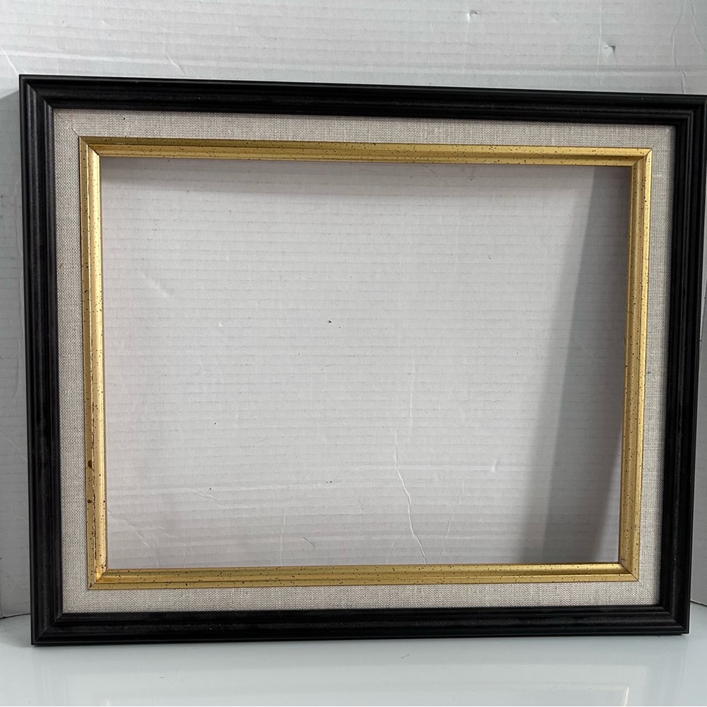 Black & Gold wood frame